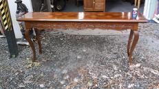6 Foot Long French Provincial Console Table