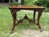 Horner Library Table with Winged Maidens